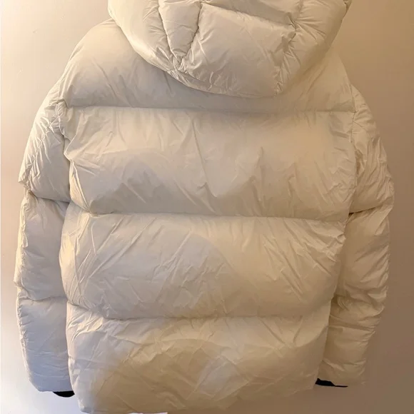 Men's White Puffer Jacket